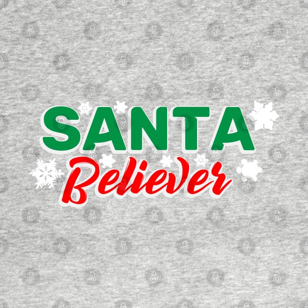 Christmas Believer Santa by TeePixelate